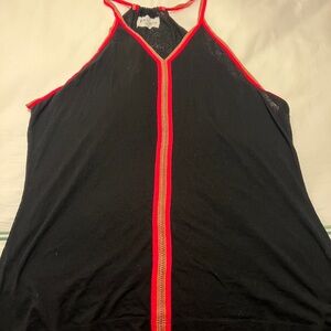 Black and Red Women's coverup
